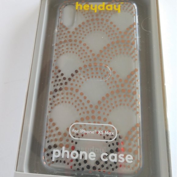 iPhone XS Max Case Cell Phone Case Clear Gold NIB - Picture 6 of 16